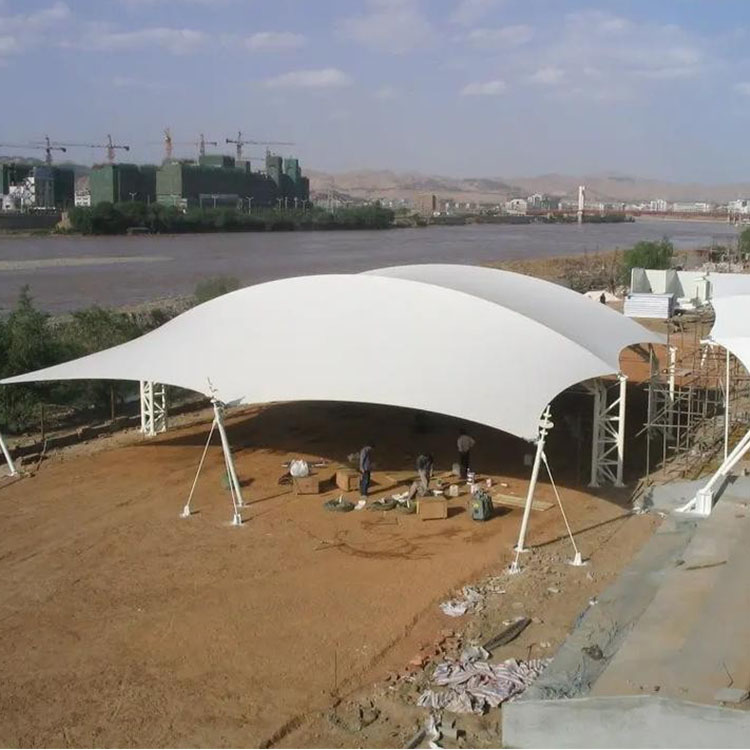 松桃膜结构汽车棚